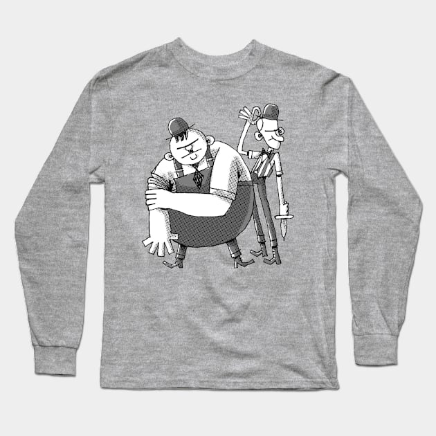 Laurel & Hardy Long Sleeve T-Shirt by Kicksaus